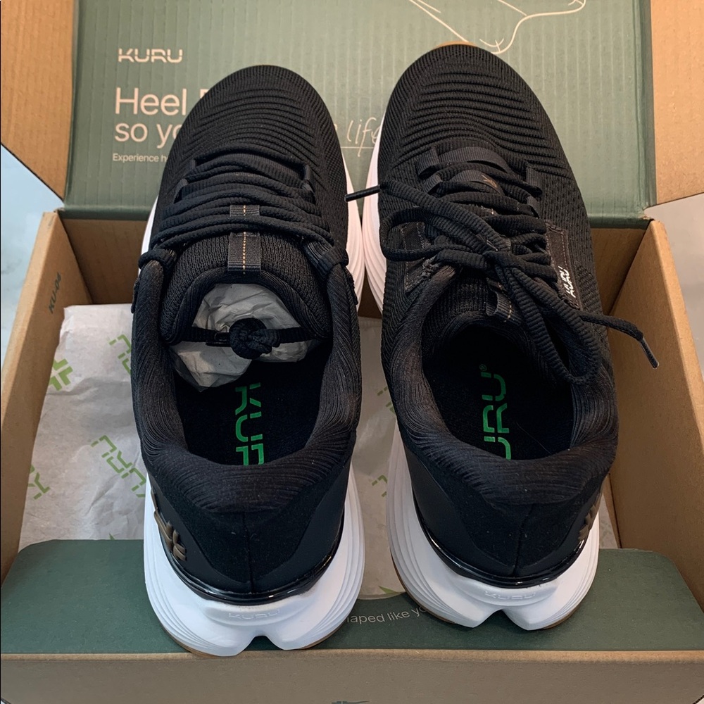 NEW KURU Atom 2 Black Sneakers Size 9.5 - Picture 5 of 9